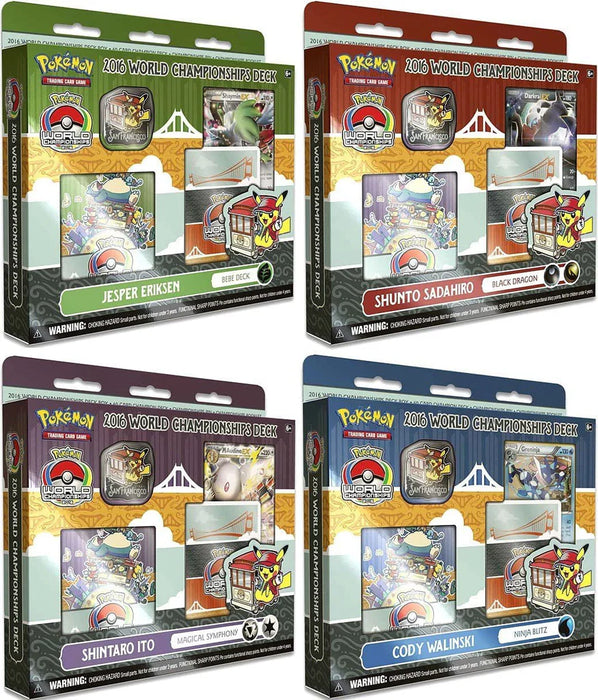 Pokemon - World Championship Decks 2016 - Set of 4