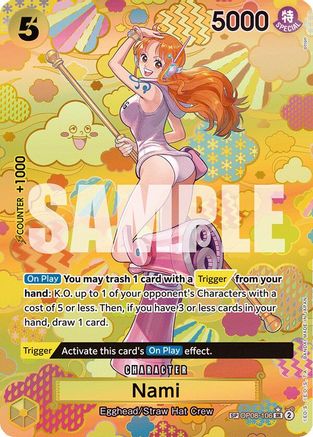 Nami (SP) (OP08-106) - Super Rare