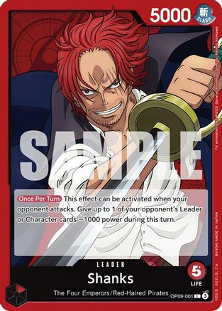 Shanks (001) (OP09-001) - Leader