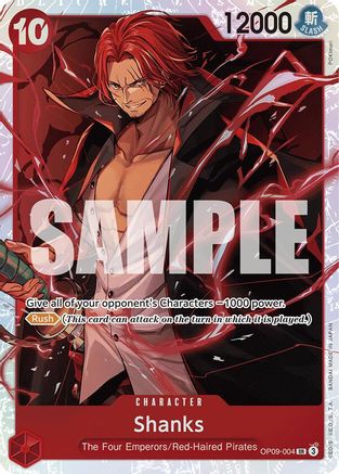 Shanks (004) (OP09-004) - Super Rare