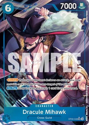 Dracule Mihawk (Parallel) (OP09-048) - Super Rare