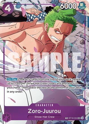 Zoro-Juurou (ST18-004) (ST18-004) - Super Rare