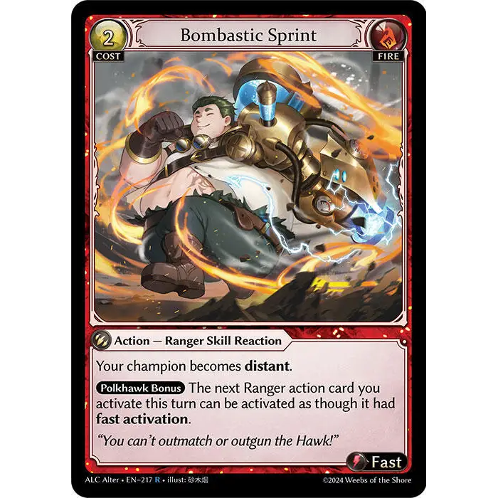 Bombastic Sprint - ALC Alter - 217 - Rare