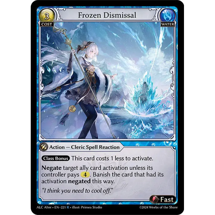 Frozen Dismissal - ALC Alter - 221 - Rare