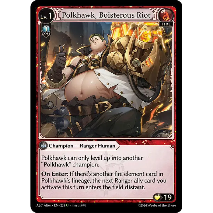 Polkhawk, Boisterous Riot - ALC Alter - 228 - Uncommon