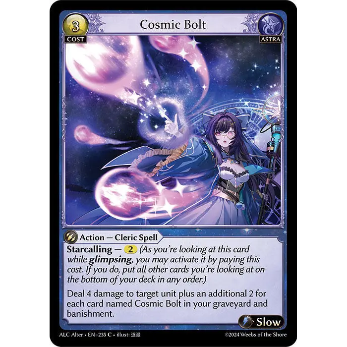 Cosmic Bolt - ALC Alter - 235 - Common