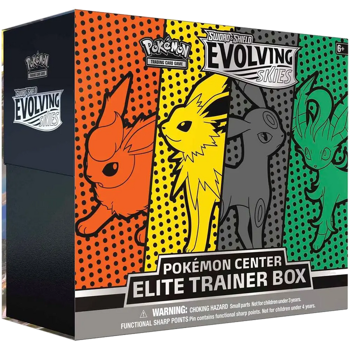 Pokemon - Sword & Shield - Evolving Skies - Pokemon Center Elite Trainer Box [Jolteon/Flareon/Umbreon/Leafeon]