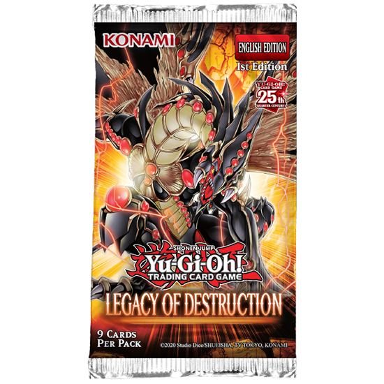 Yugioh - Legacy of Destruction - Booster Pack - 1st Edition