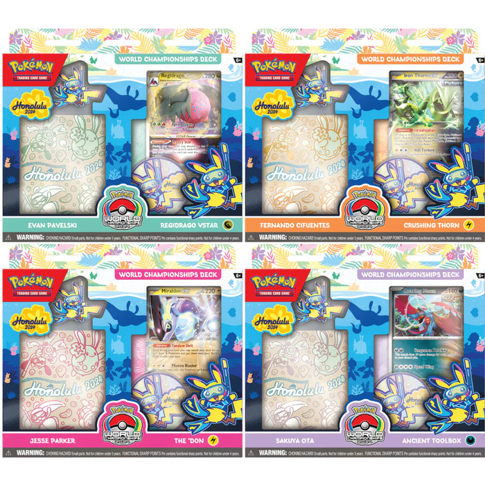 (PRE-ORDER) Pokemon - World Championship Decks 2024 - Set of 4