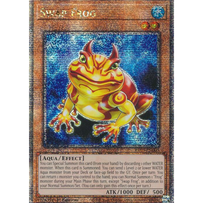 Swap Frog - RA03-EN005 - Quarter Century Secret Rare - 1st Edition