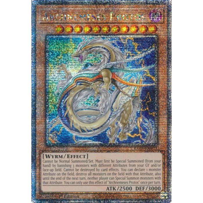 Archnemeses Protos - RA03-EN023 - Quarter Century Secret Rare - 1st Edition