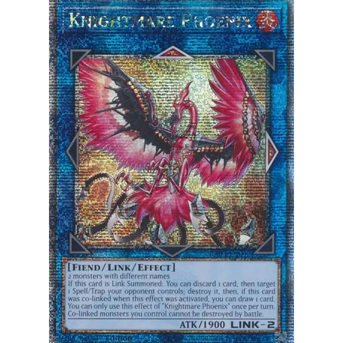 Knightmare Phoenix - RA03-EN042 - Quarter Century Secret Rare - 1st Edition