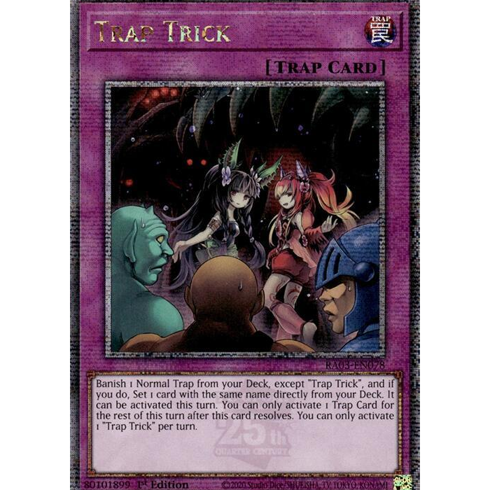 Trap Trick - RA03-EN078 - Quarter Century Secret Rare - 1st Edition