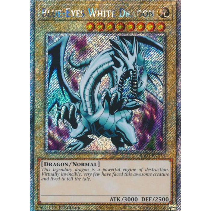 Blue-Eyes White Dragon - RA03-EN079 - Platinum Secret Rare - 1st Edition