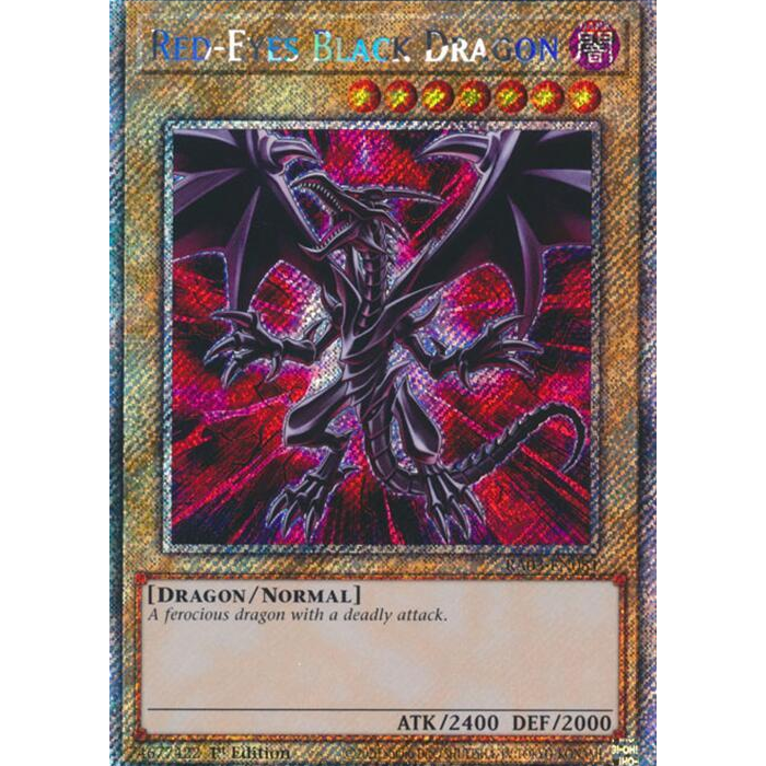 Red-Eyes Black Dragon - RA03-EN081 - Platinum Secret Rare - 1st Edition