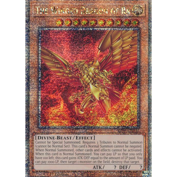 The Winged Dragon of Ra - RA03-EN137 - Quarter Century Secret Rare - 1st Edition