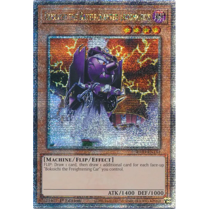 Dekoichi the Battlechanted Locomotive - RA03-EN144 - Quarter Century Secret Rare - 1st Edition