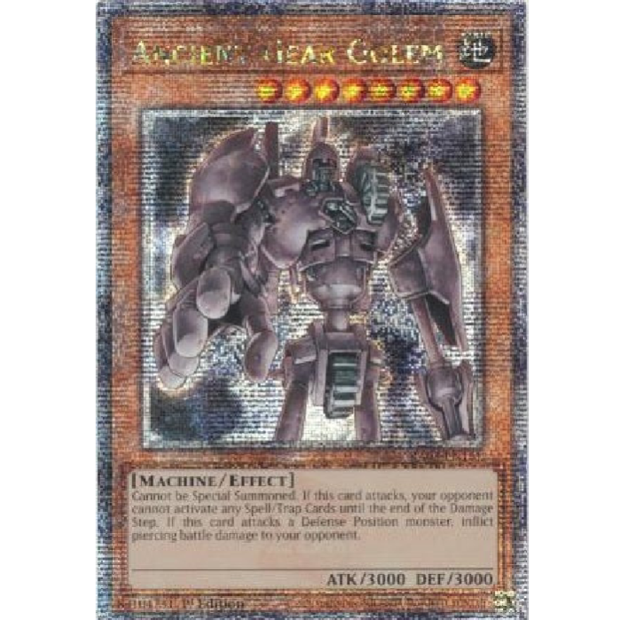 Ancient Gear Golem - RA03-EN151 - Quarter Century Secret Rare - 1st Edition