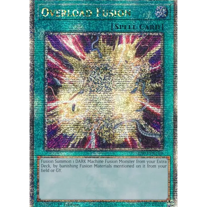 Overload Fusion - RA03-EN169 - Quarter Century Secret Rare - 1st Edition