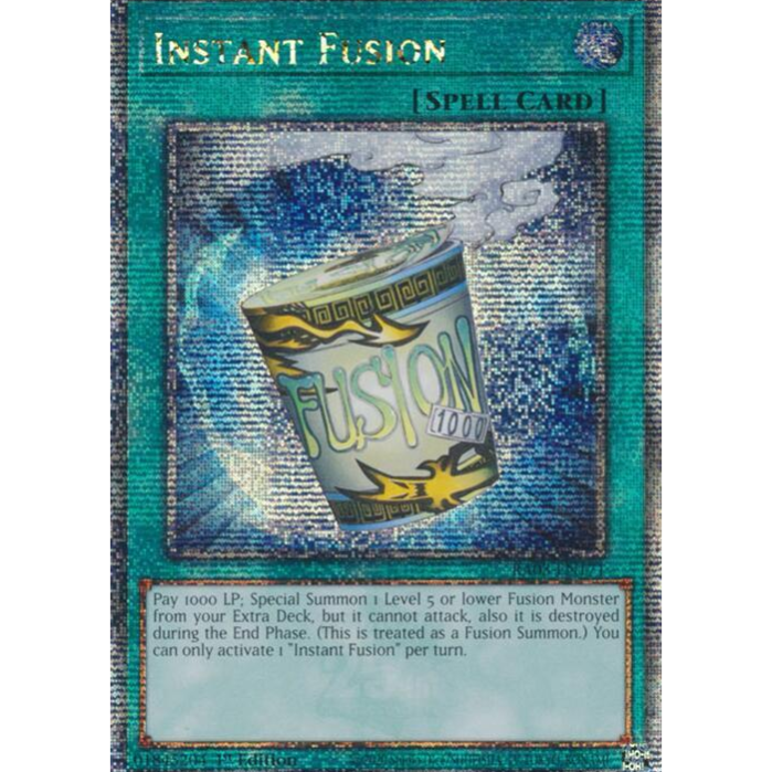 Instant Fusion - RA03-EN186 - Quarter Century Secret Rare - 1st Edition