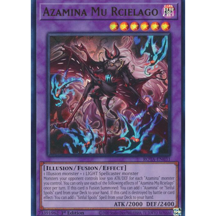 Azamina Mu Rcielago - ROTA-EN031 - Ultra Rare - 1st Edition