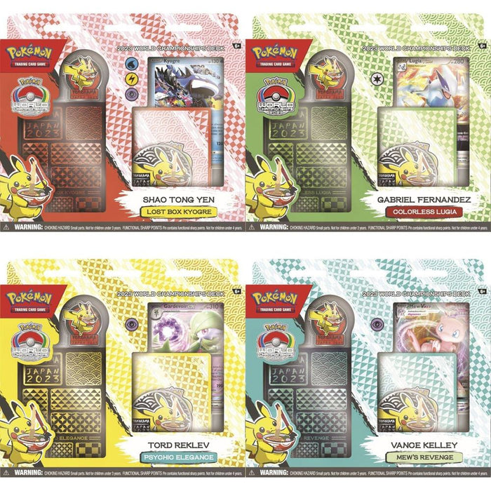 Pokemon - World Championship Decks 2023 - Set of 4