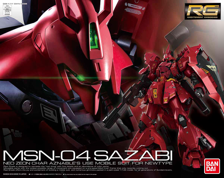 RG 1/144 Sazabi