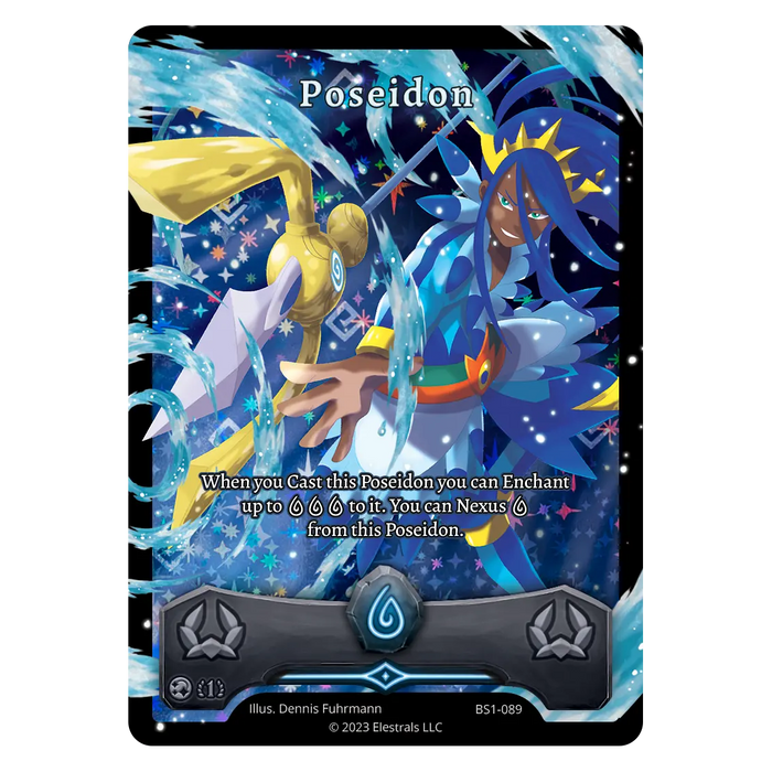 Poseidon - BS1-089 - Full Art Rare