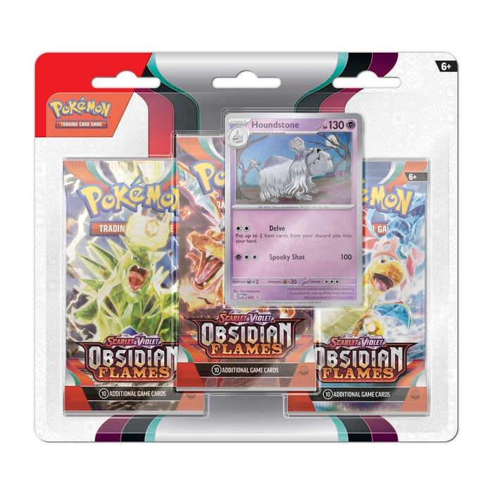 Pokemon - Scarlet & Violet - Obsidian Flames - 3 Pack Blister